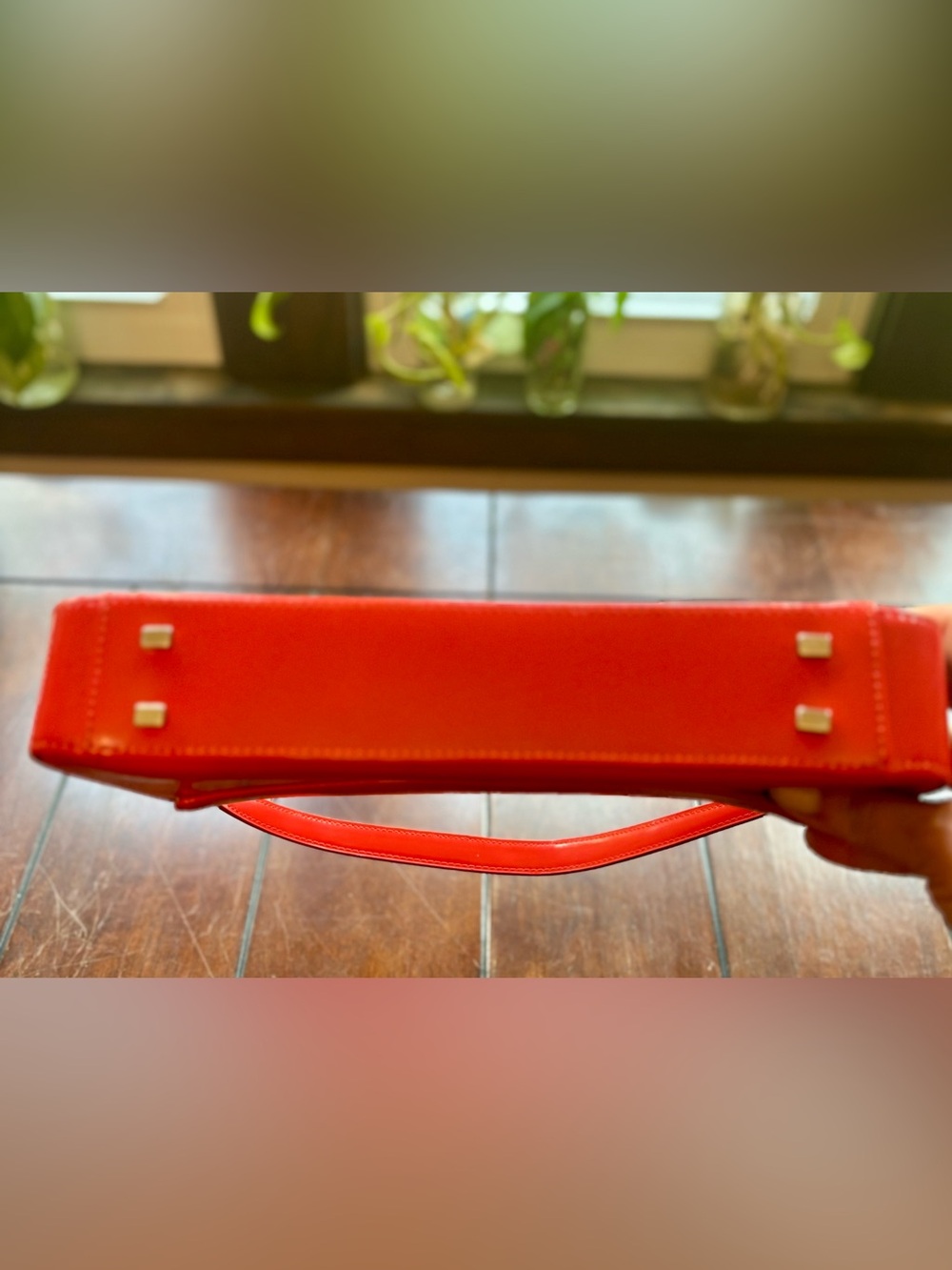 Guess Red Patent Shoulder Clutch - Picture 9 of 10